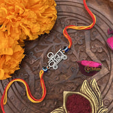 Vriksham Rakshabandhan Sliver Plated Veera Name Rakhi-RB164